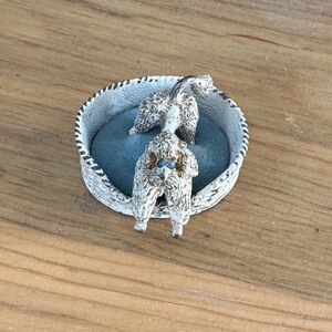 Vintage Dog Trinket Dish